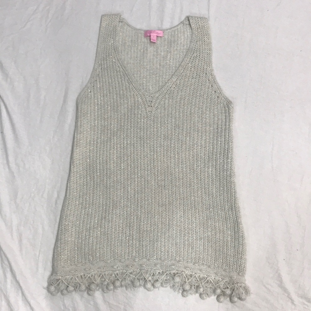 Lilly Pulitzer Jaya Metallic Sweater Top - Picture 2 of 8